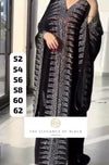 ELEGANT WIDE SLEEVE CRYSTAL FORMAL ABAYA