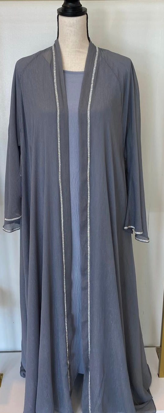 Blue/Gray Sheer Umbrella w Under Abaya