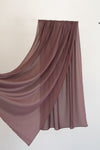 Dark Mauve Premium Chiffon Hijab