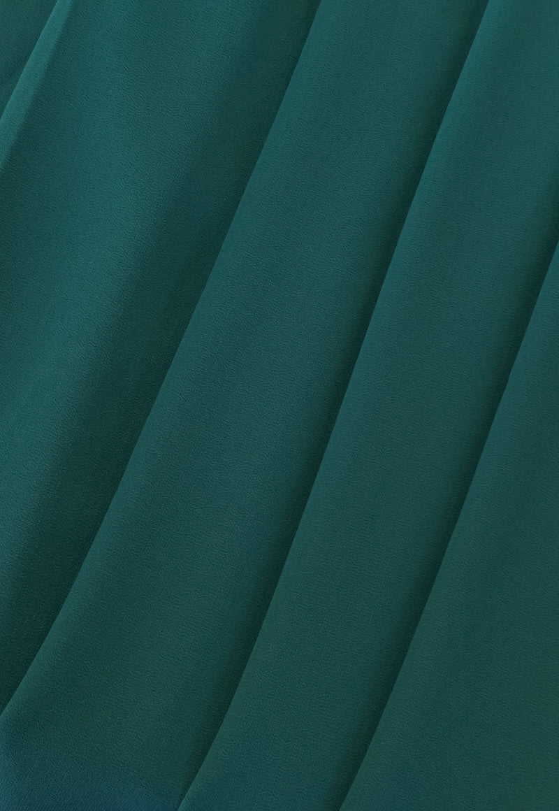 Dark Turquoise Premium Chiffon Hijab