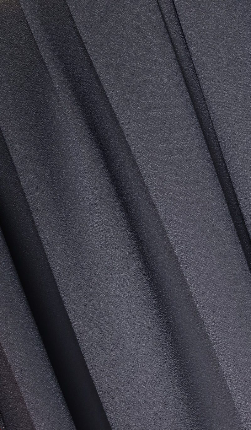 Coal Grey Premium Chiffon Hijab