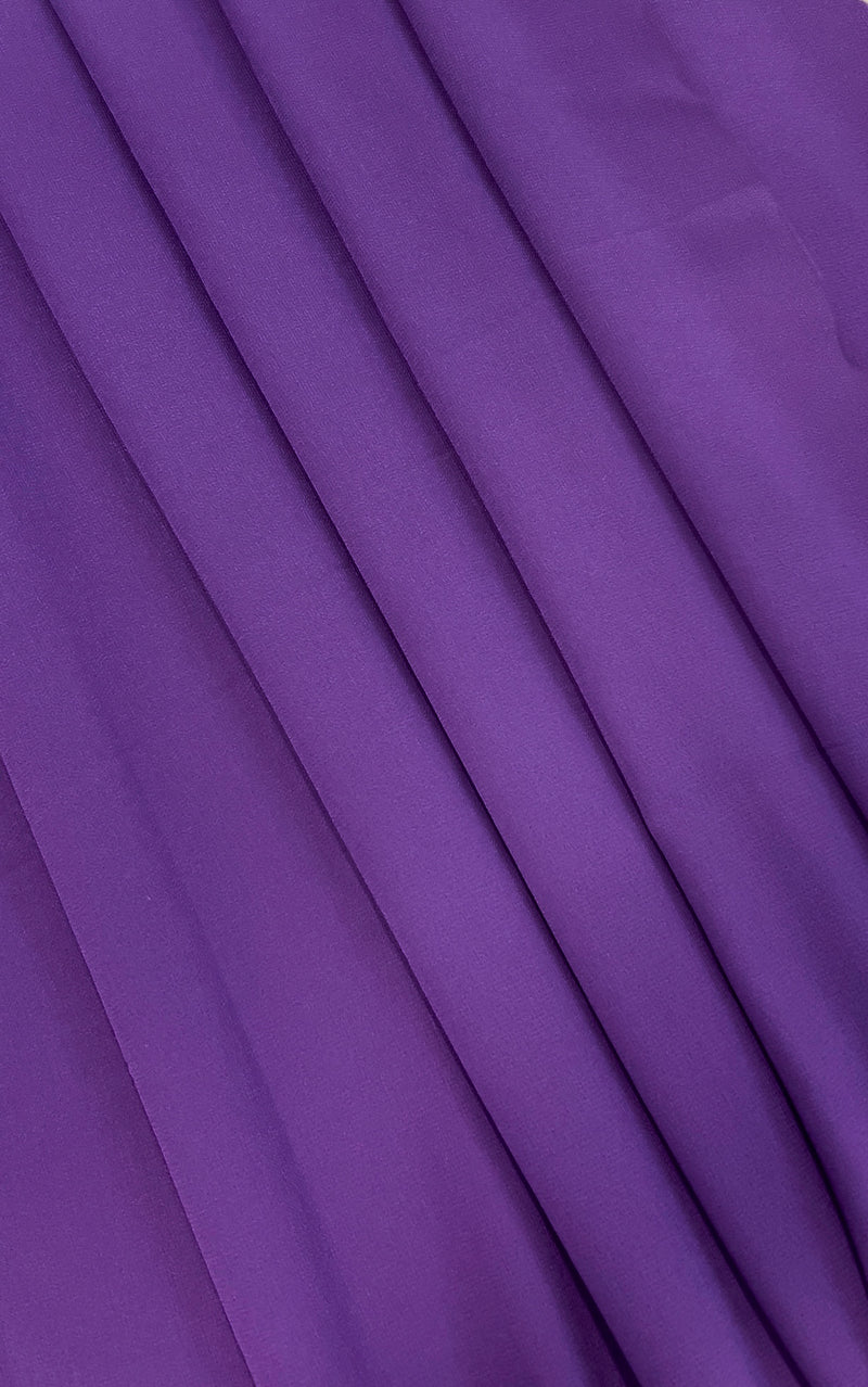 Purple Heart Premium Chiffon Hijab