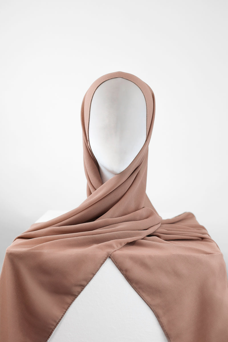 Warm Tan Premium Chiffon Hijab