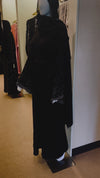 Black Heavy Crystal Abaya