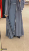 Blue/Gray Sheer Umbrella w Under Abaya