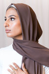 Cedar Brown Premium Chiffon Hijab