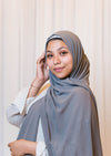 Cool Gray Premium Chiffon Hijab