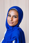 Cobalt Blue Premium Chiffon Hijab