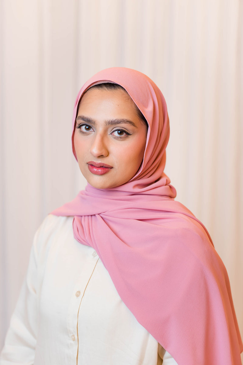 Fairytale Pink Premium Chiffon Hijab